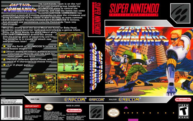 Captain Commando - Super Nintendo | VideoGameX