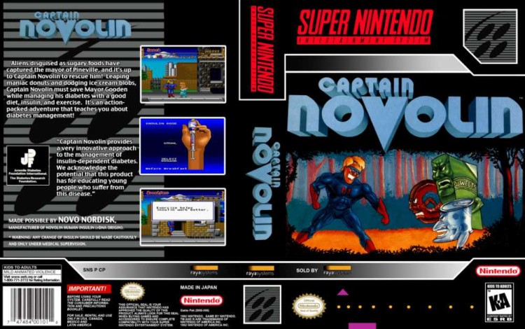 Captain Novolin - Super Nintendo | VideoGameX