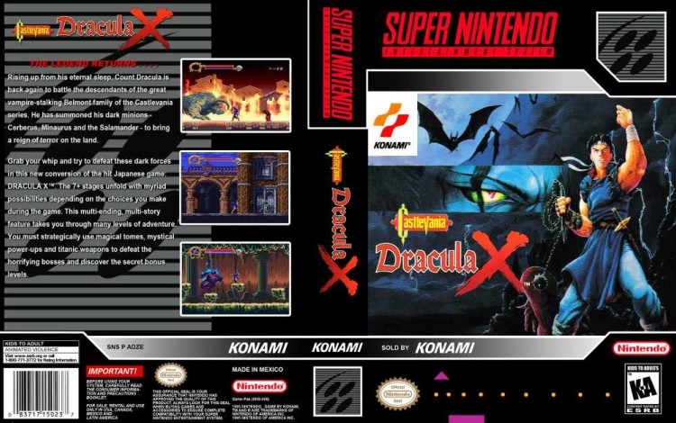Castlevania Dracula X - Super Nintendo | VideoGameX