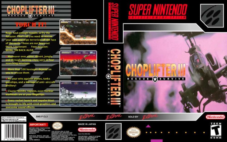 Choplifter III - Super Nintendo | VideoGameX