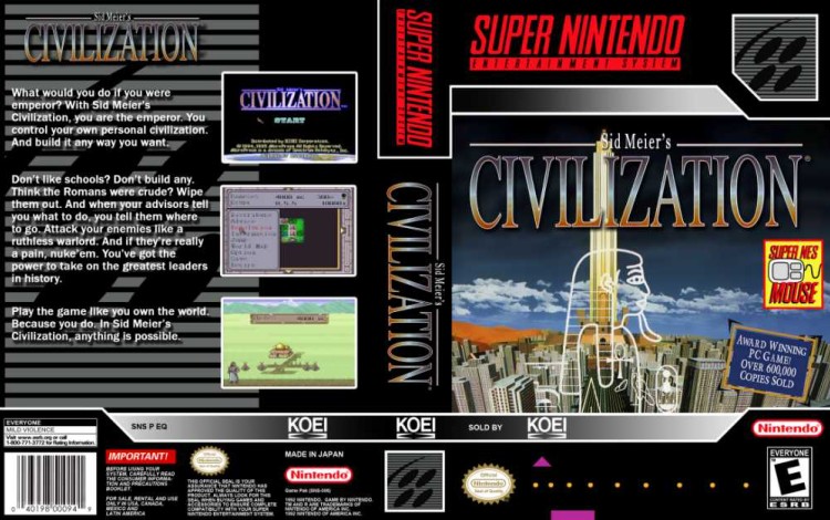 Civilization - Super Nintendo | VideoGameX