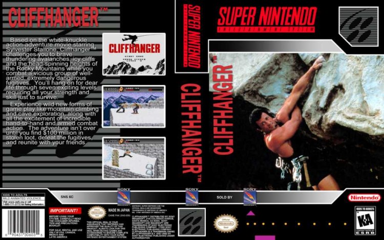 Cliffhanger - Super Nintendo | VideoGameX