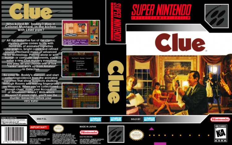 Clue - Super Nintendo | VideoGameX