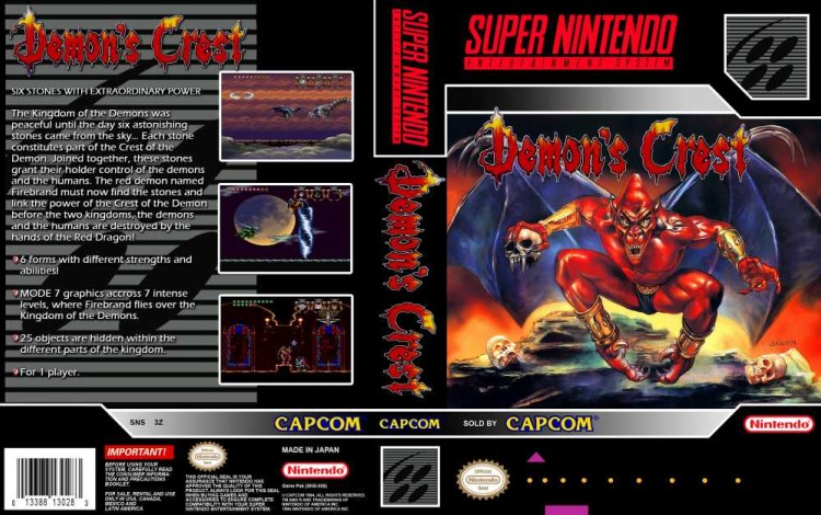 Demon's Crest - Super Nintendo | VideoGameX