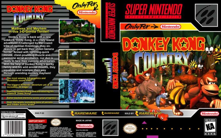 Donkey Kong Country - Super Nintendo | VideoGameX