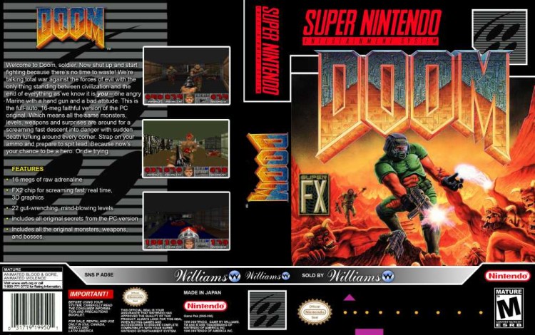 Doom - Super Nintendo | VideoGameX