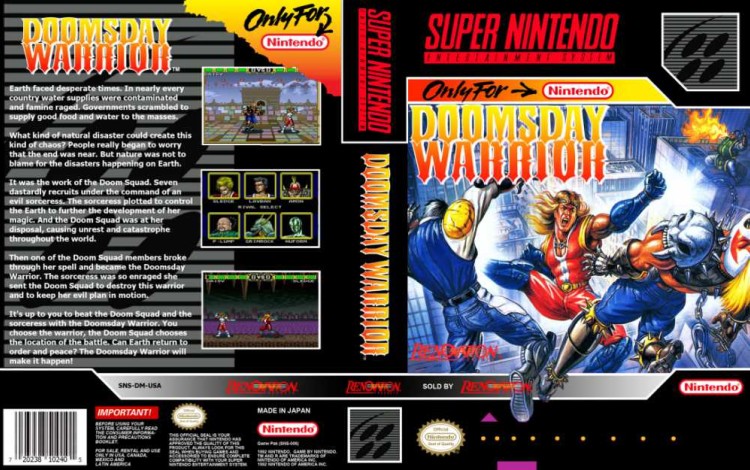 Doomsday Warrior - Super Nintendo | VideoGameX