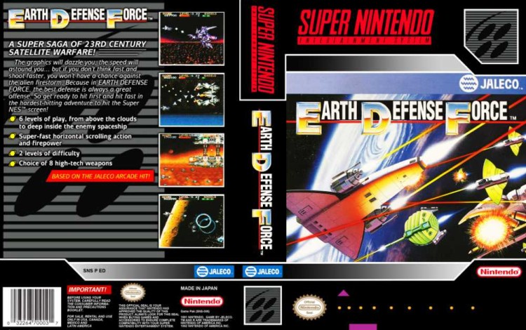 Earth Defense Force - Super Nintendo | VideoGameX