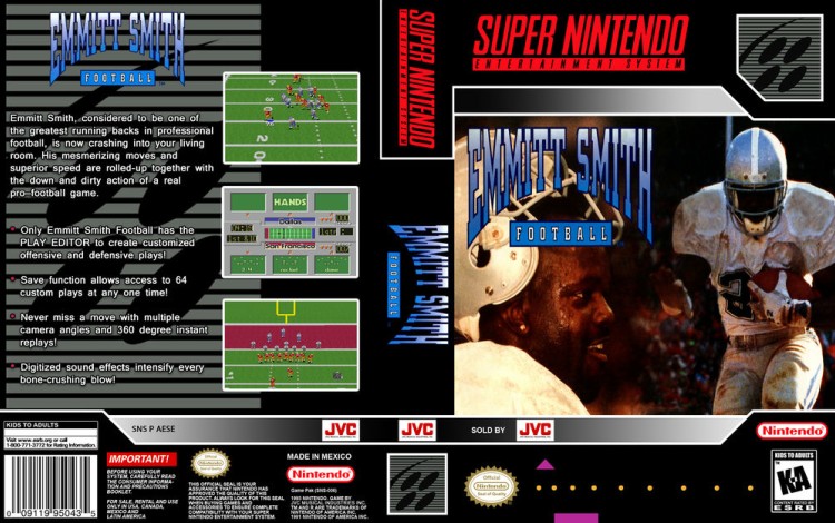 Emmitt Smith Football - Super Nintendo | VideoGameX