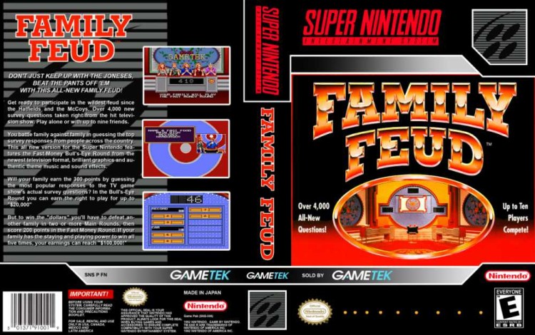 Family Feud - Super Nintendo | VideoGameX