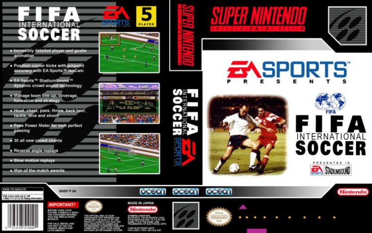 FIFA International Soccer - Super Nintendo | VideoGameX