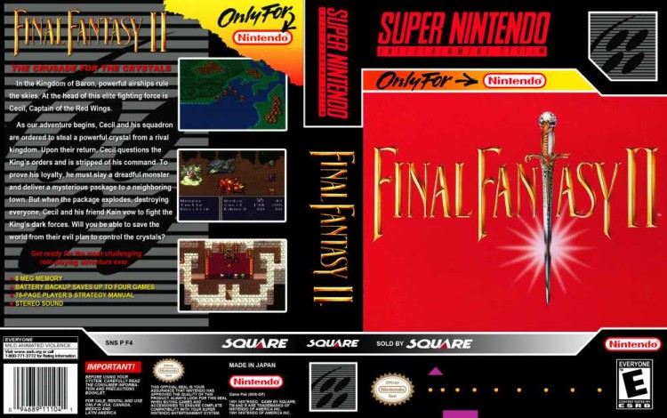 Final Fantasy II - Super Nintendo | VideoGameX