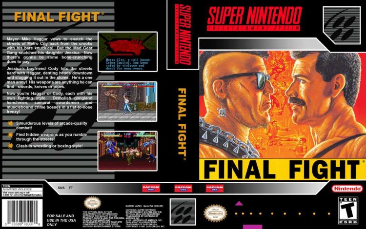 Final Fight - Super Nintendo | VideoGameX