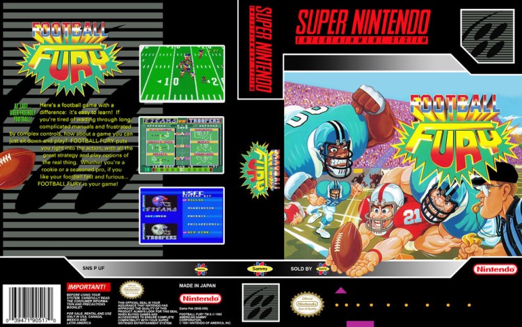 Football Fury - Super Nintendo | VideoGameX