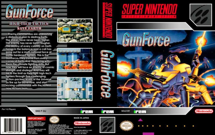 GunForce - Super Nintendo | VideoGameX
