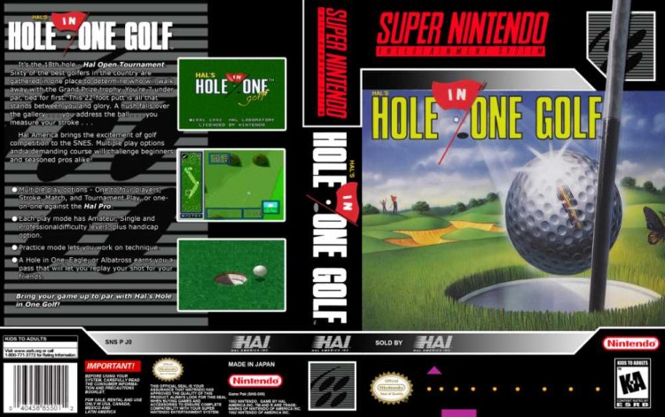 HAL's Hole-In-One Golf - Super Nintendo | VideoGameX