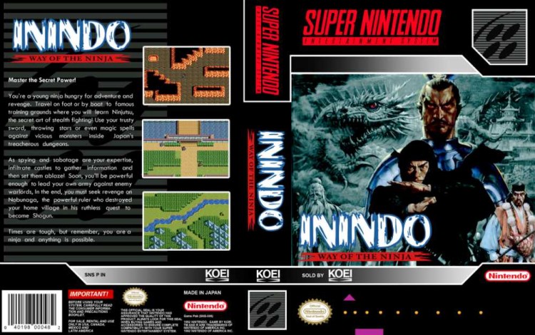 Inindo: Way of the Ninja - Super Nintendo | VideoGameX