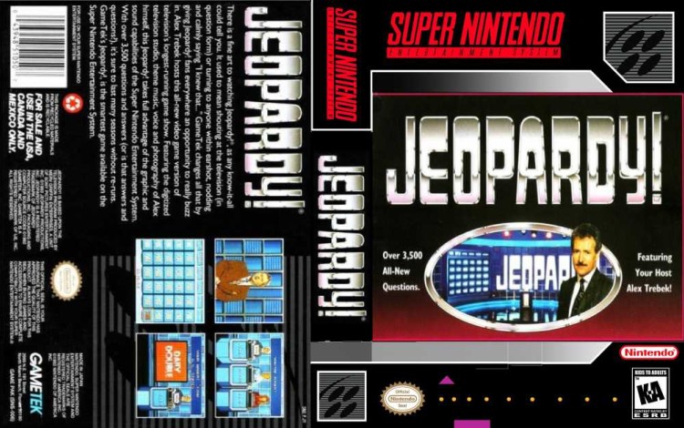 Jeopardy! - Super Nintendo | VideoGameX