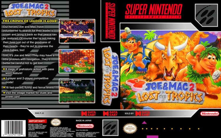 Joe & Mac 2: Lost in the Tropics - Super Nintendo | VideoGameX