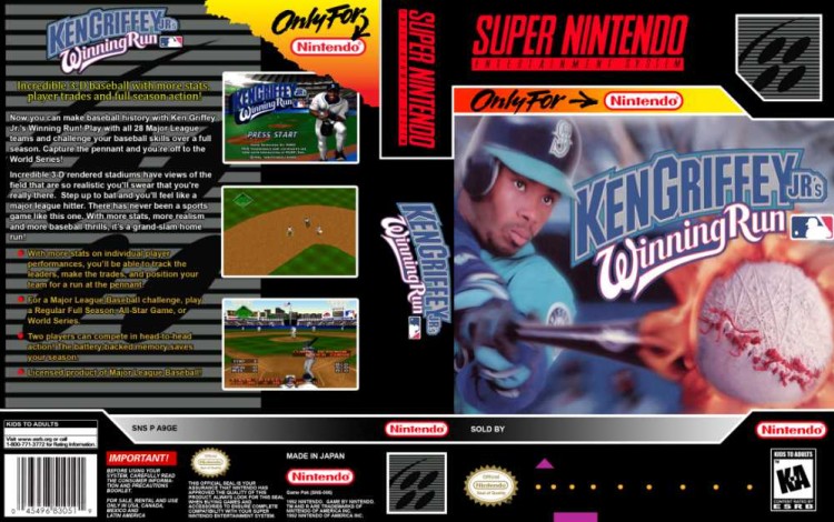 Ken Griffey Jr.'s Winning Run - Super Nintendo | VideoGameX