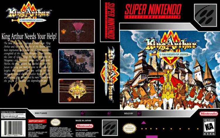 King Arthur & the Knights of Justice - Super Nintendo | VideoGameX