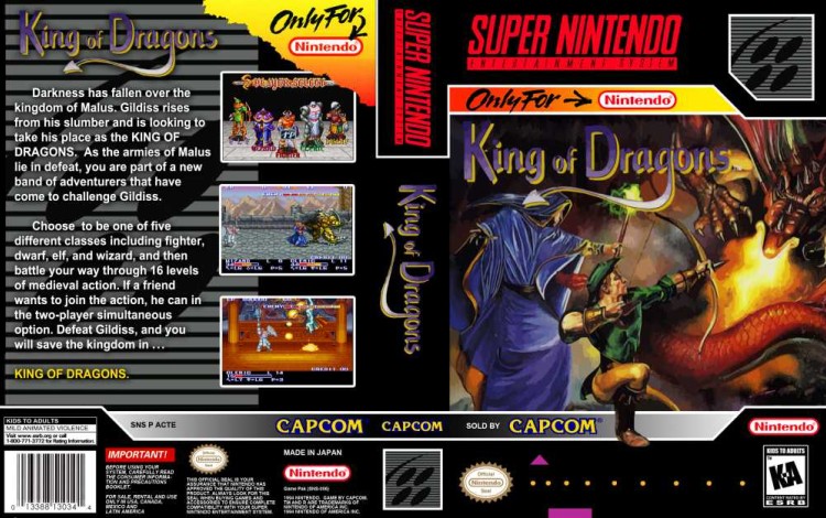 King of Dragons, The - Super Nintendo | VideoGameX
