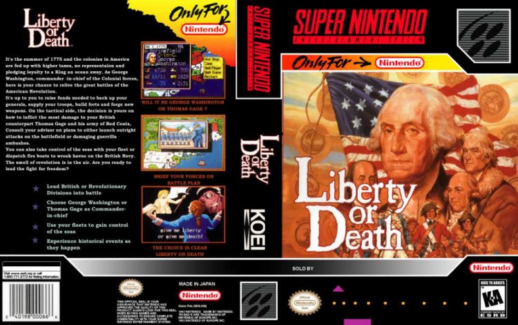 Liberty or Death - Super Nintendo | VideoGameX