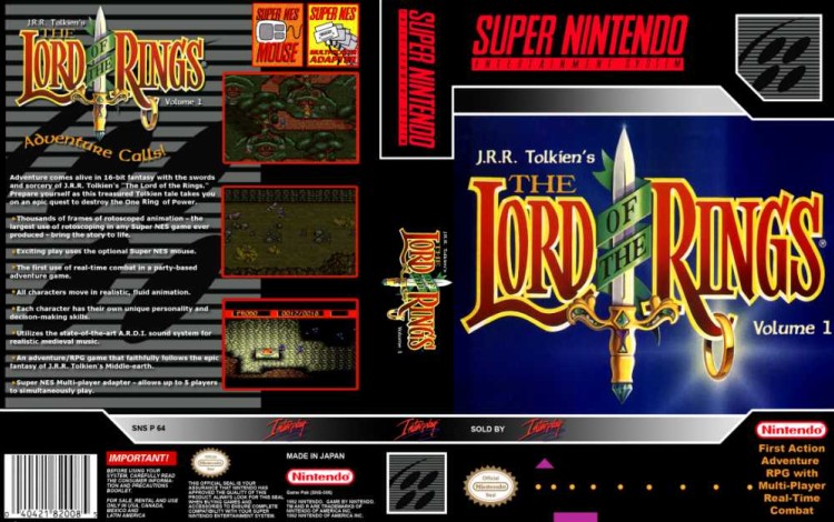 Lord of the Rings: Volume 1 - Super Nintendo | VideoGameX