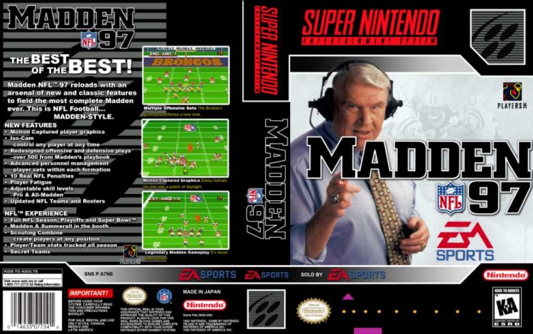 Madden NFL 97 - Super Nintendo | VideoGameX