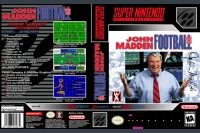 John Madden Football '93 - Super Nintendo | VideoGameX
