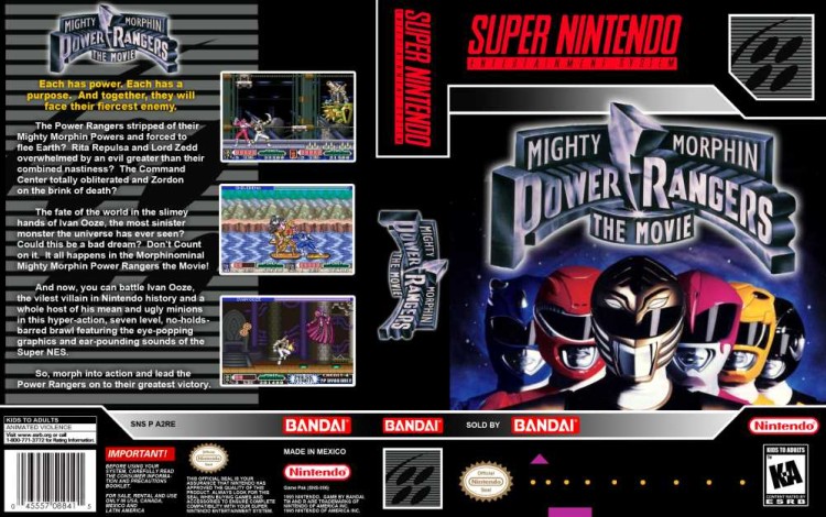 Mighty Morphin' Power Rangers: Movie - Super Nintendo | VideoGameX
