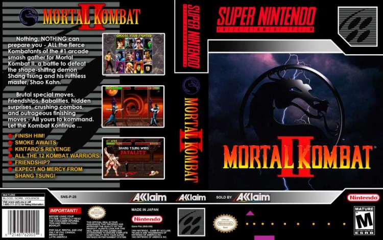 Mortal Kombat II - Super Nintendo | VideoGameX