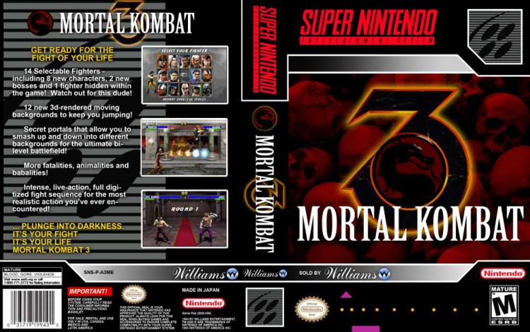 Mortal Kombat 3 - Super Nintendo | VideoGameX