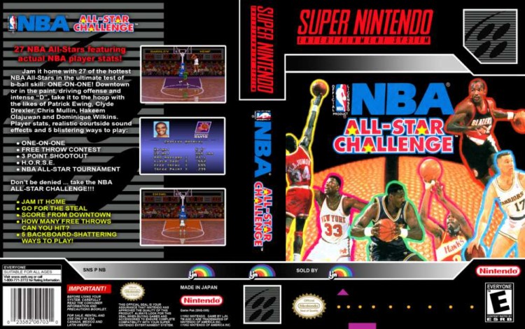 NBA All-Star Challenge - Super Nintendo | VideoGameX