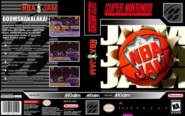 NBA Jam - Super Nintendo | VideoGameX