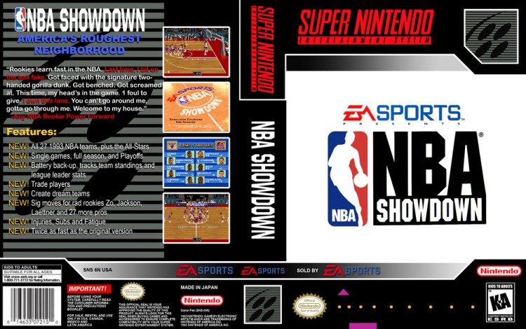NBA Showdown - Super Nintendo | VideoGameX