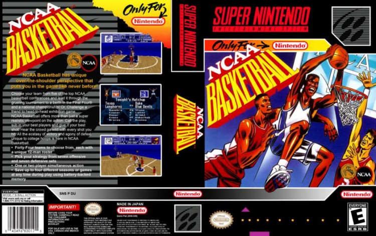 NCAA Basketball - Super Nintendo | VideoGameX