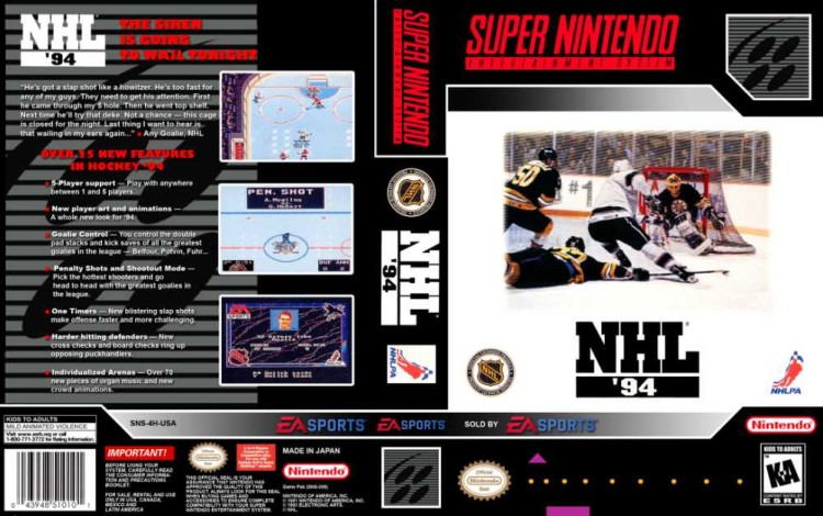 NHL 94 - Super Nintendo | VideoGameX