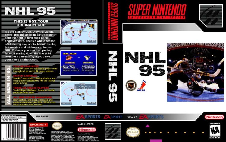 NHL 95 - Super Nintendo | VideoGameX