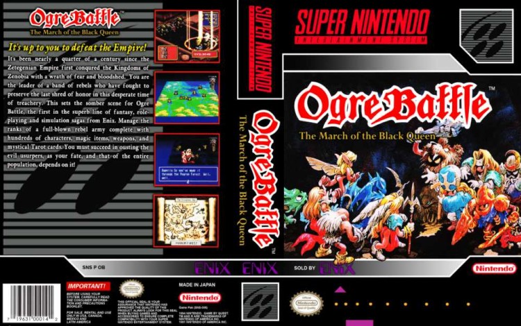 Ogre Battle: The March of the Black Queen - Super Nintendo | VideoGameX