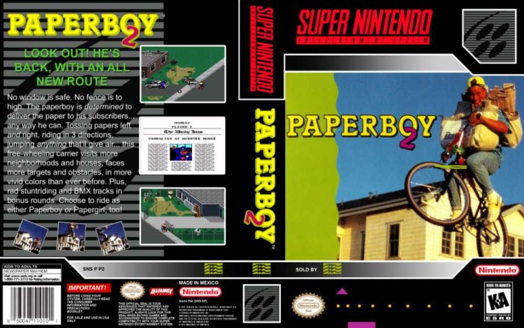 Paperboy 2 - Super Nintendo | VideoGameX
