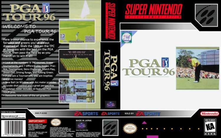 PGA Tour 96 - Super Nintendo | VideoGameX