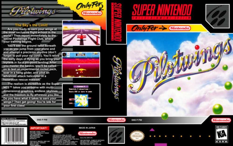 Pilotwings - Super Nintendo | VideoGameX