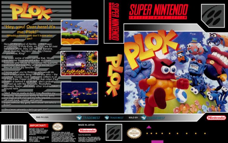 Plok! - Super Nintendo | VideoGameX