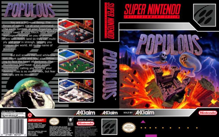 Populous - Super Nintendo | VideoGameX