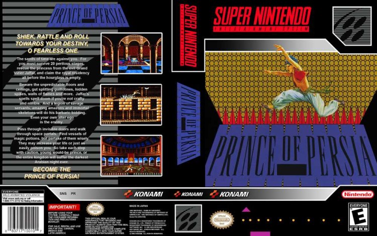 Prince of Persia - Super Nintendo | VideoGameX