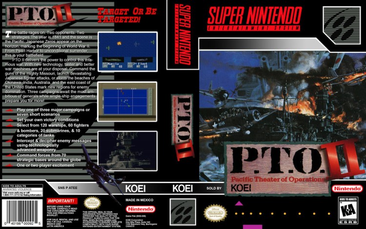 P.T.O. II - Super Nintendo | VideoGameX