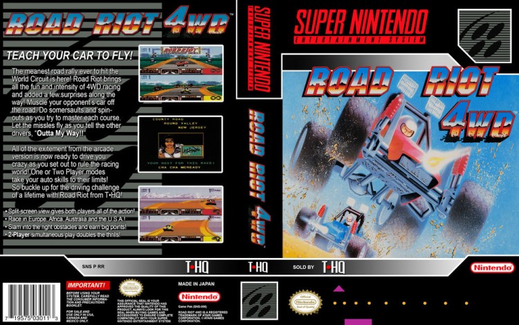 Road Riot 4WD - Super Nintendo | VideoGameX