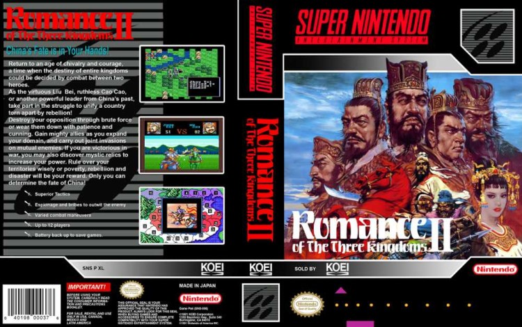 Romance of the Three Kingdoms II - Super Nintendo | VideoGameX