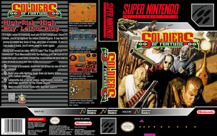 Soldiers of Fortune - Super Nintendo | VideoGameX